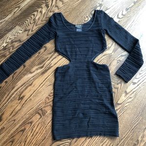 Bebe bodycon black dress